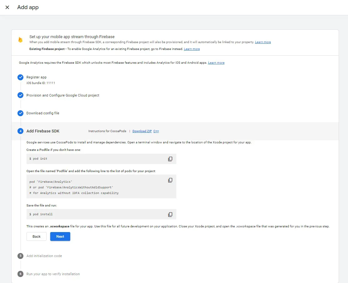 analytics implementation instructions