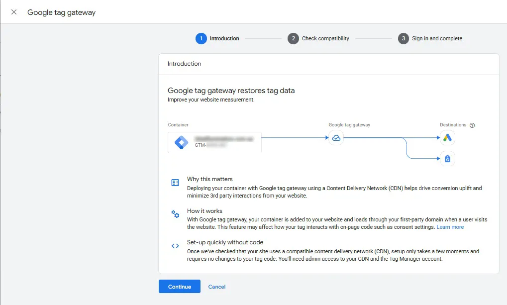 Google Tag Gateway