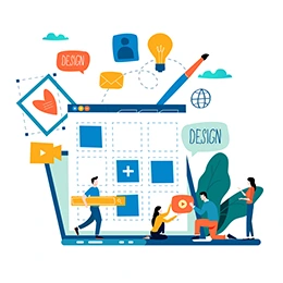 Turnkey website creation